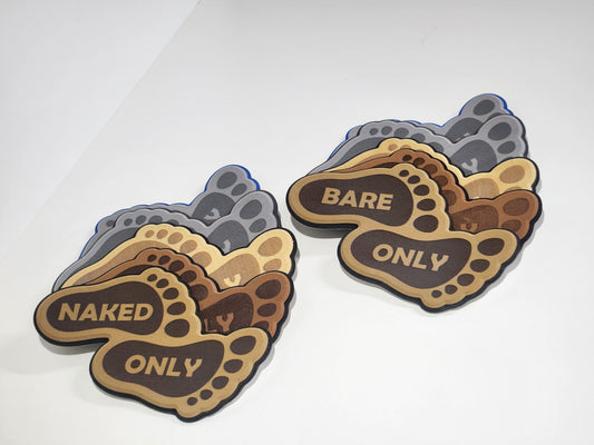 NAKED ONLY / BARE ONLY EVA FOAM DECAL Etched